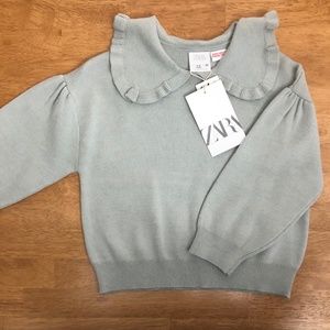ZARA COLLAR KNIT SWEATER